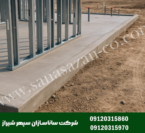 فنداسیون ساختمان با سازه ال اس اف (LSF )