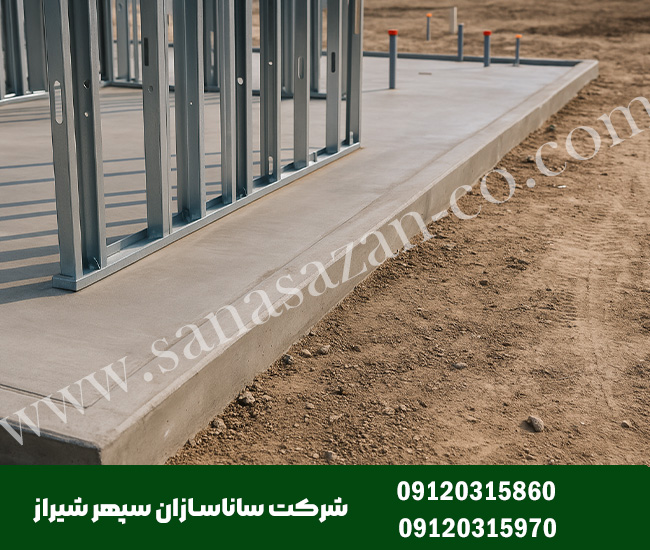 فنداسیون ساختمان با سازه ال اس اف (LSF )